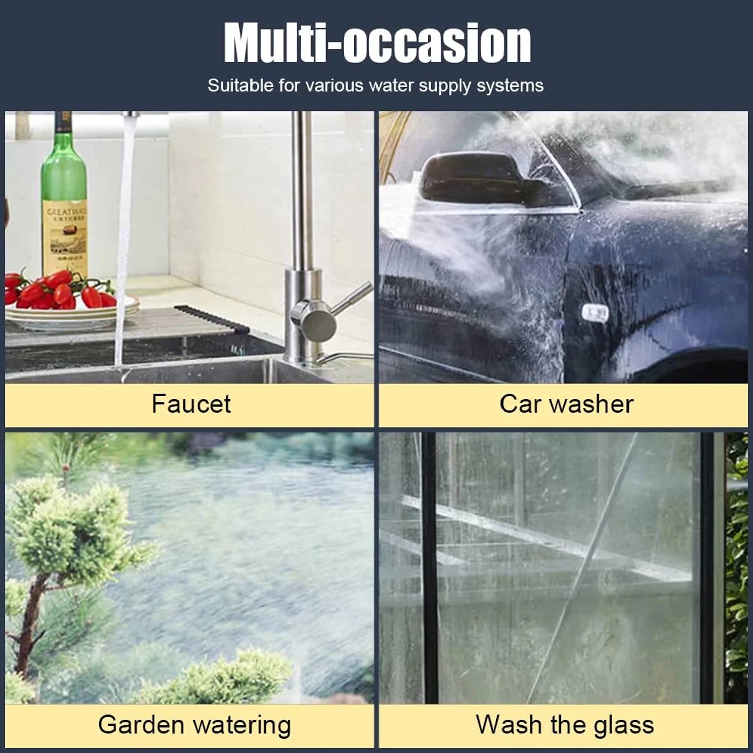 9090 High Pressure Water Gun Nozzle Car Wash Water Gun Nozzle Alloy Garden Nozzle Spray Gun 9090 High Pressure Water Gun Nozzle Car Wash Water Gun Nozzle Alloy Garden Nozzle Spray Gun